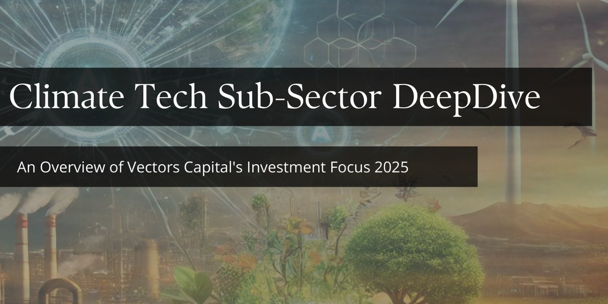 Climate Tech Sub-Sector DeepDive 2025 — report cover